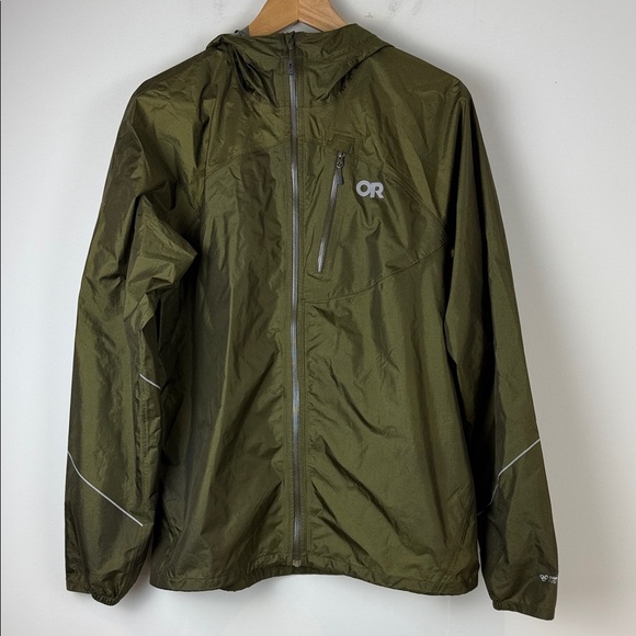 Outdoor Research Men's Helium Rain Jacket Windbreaker Size Medium - Picture 1 of 7